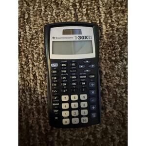Texas Instruments TI-30X IIS Scientific Calculator 2-Line Display Solar Black